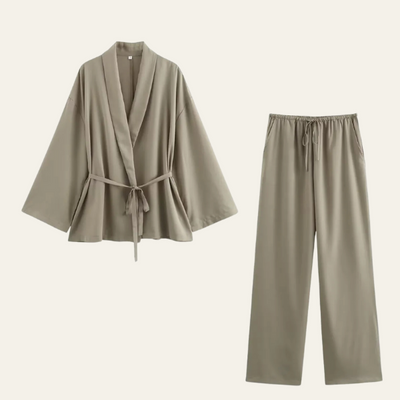 Linen Kimono Set