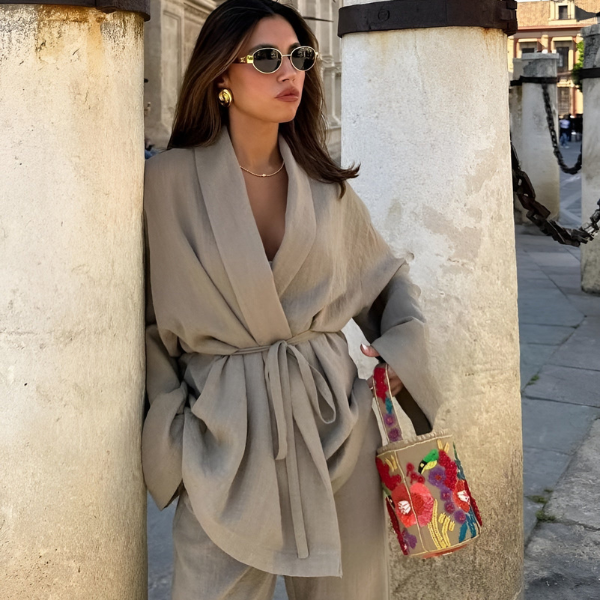 Linen Kimono Set