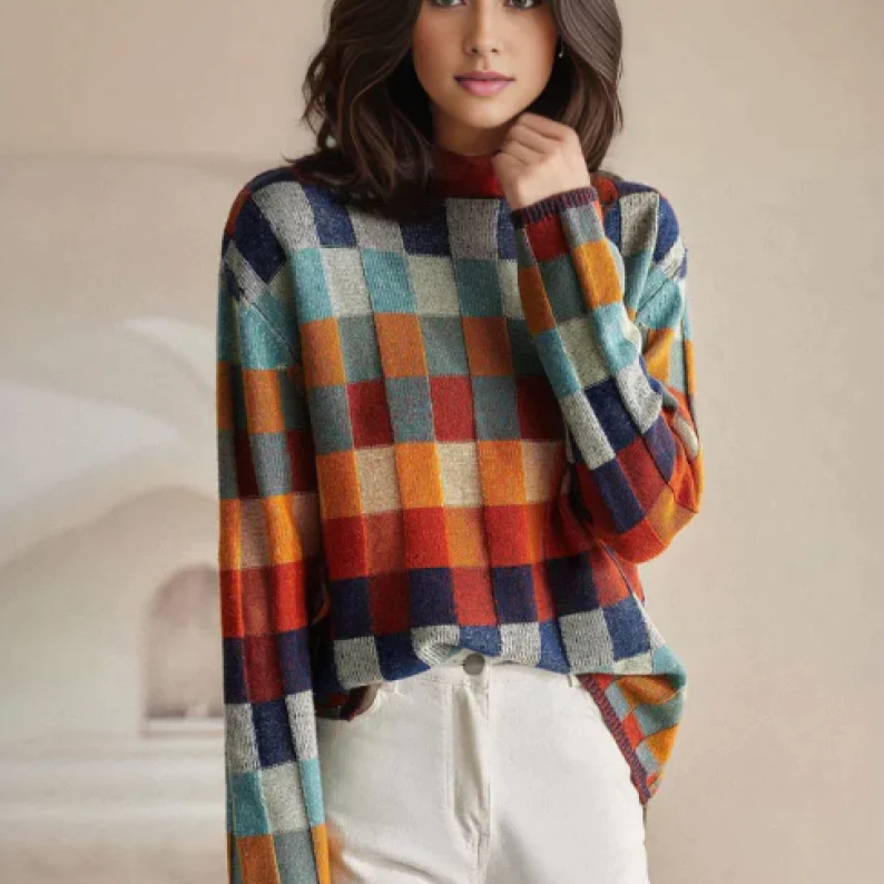 Valentina – Maglione Patchwork Esclusivo