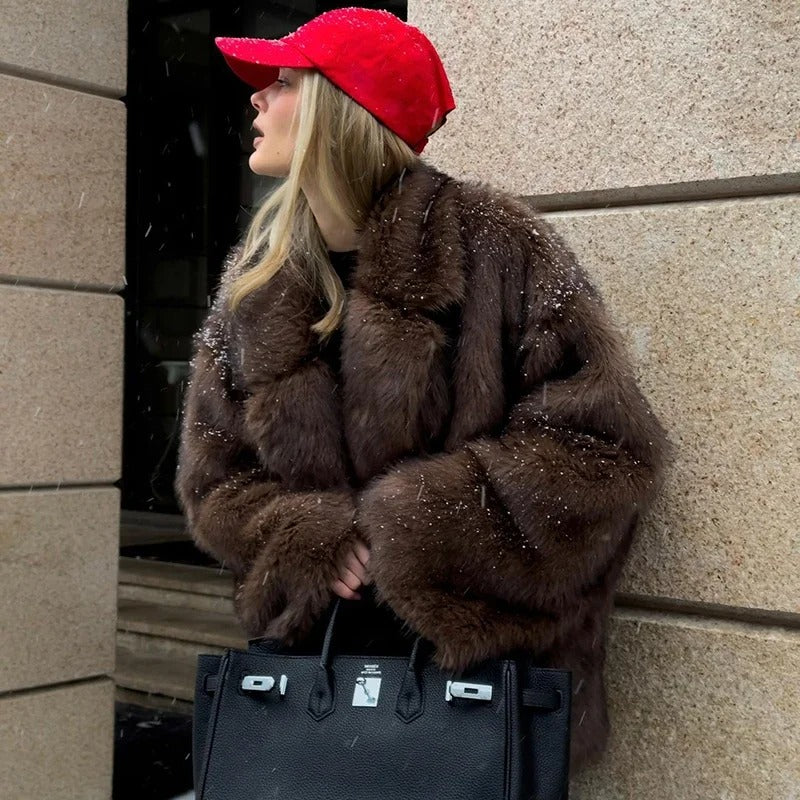 Macy - Giacca in Faux Fur 